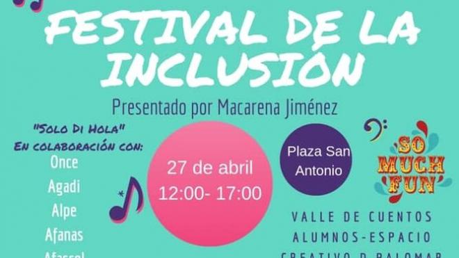Cartel del Festival de la Inclusión.