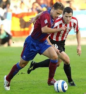 Sergio García como jugador del Levante.