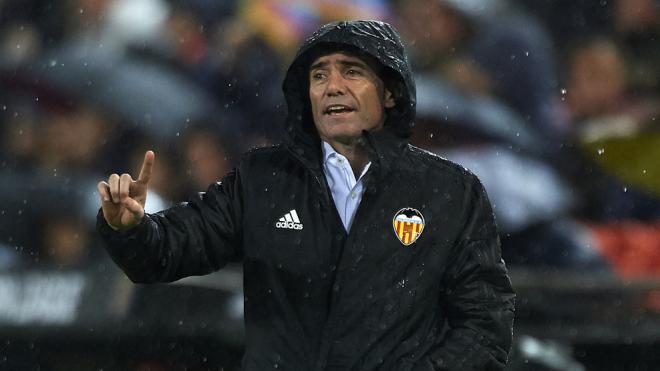 Marcelino, entonces técnico del Villarreal, fue capaz de ganar en varias ocasiones al Valencia CF (Foto: UEFA).
