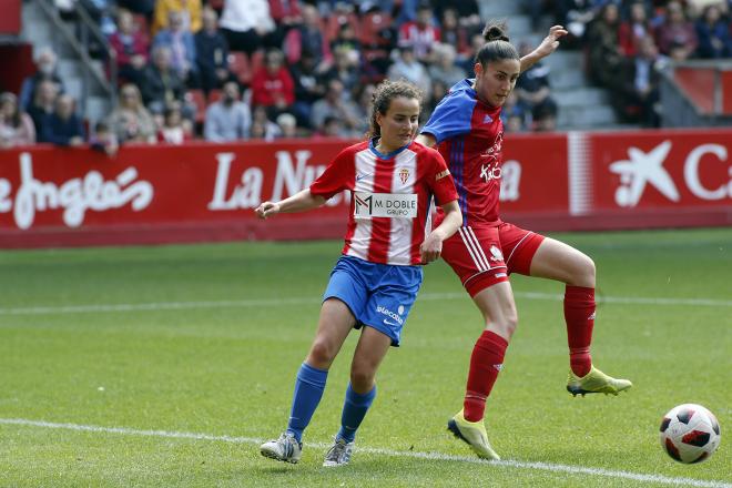 Gijón y Sporting Femenino (Foto: Luis Manso).