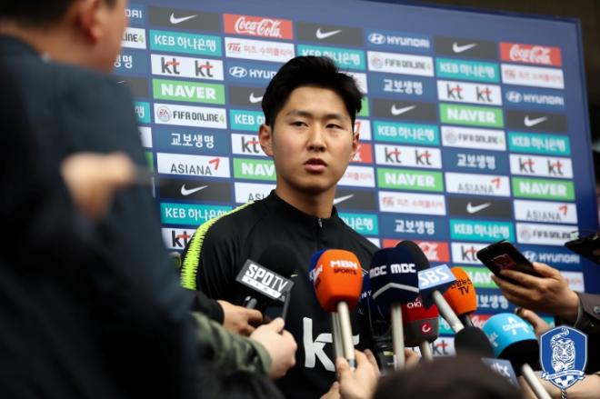 Kang In Lee con la selección de Corea. (Foto: Federación Corea)
