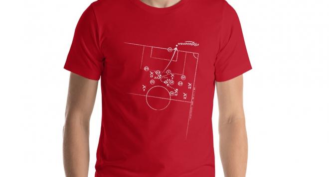 La camiseta del gol de Franco Vázquez.