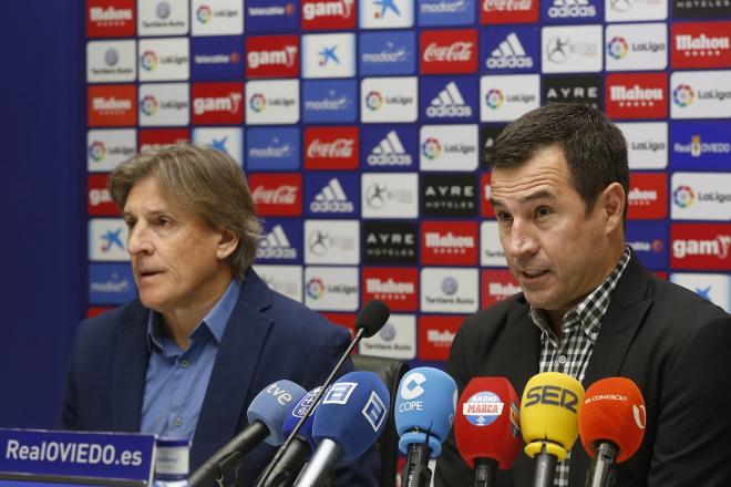 Joaquín del Olmo, durante la presentación de Sergio Egea el pasado 25 de abril (Foto: Luis Manso).