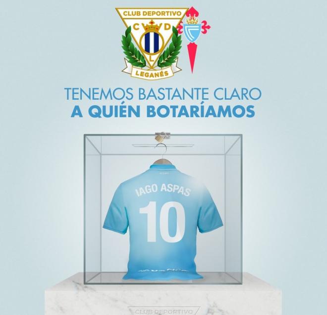 Cartel del Leganés-Celta.