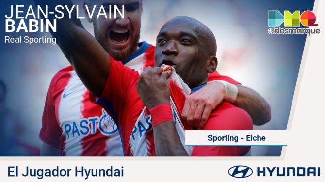 Babin, Jugador Hyundai del Sporting-Elche.
