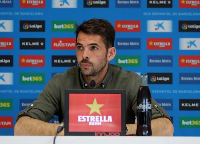 Víctor Sánchez, en rueda de prensa.