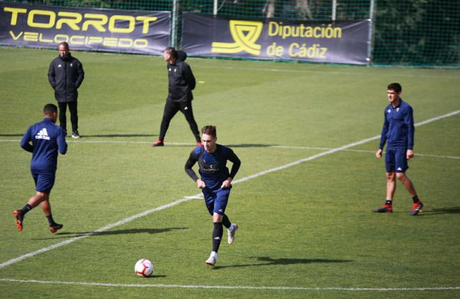 Correa, en un entrenamiento (Foto: Cristo García).