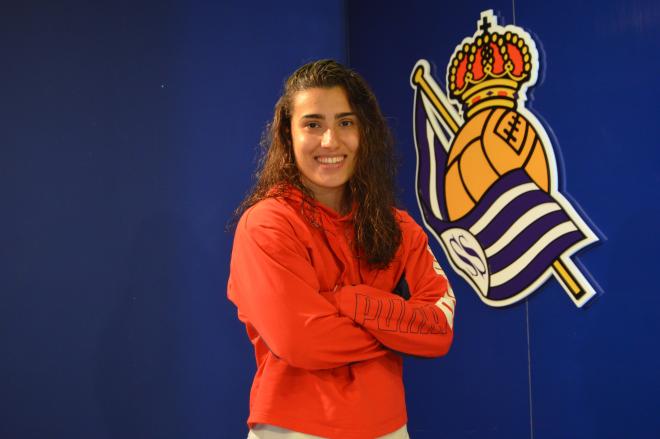 Carla Bautista, jugadora de la Real Sociedad. (Foto: Giovanni Batista)