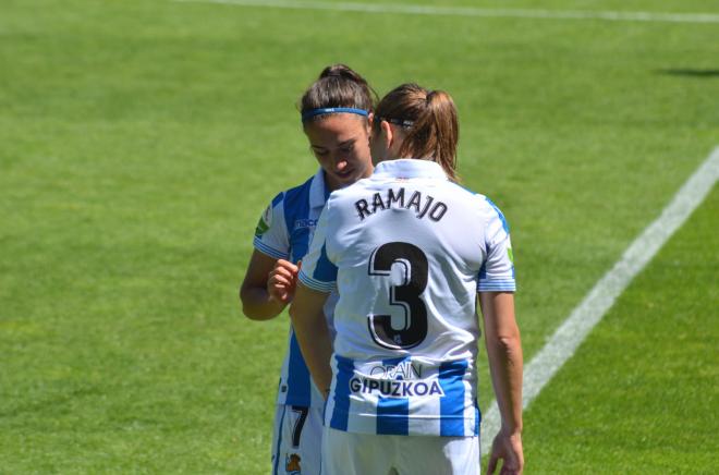 Sandra Ramajo, en su último partido en Zubieta con la Real Sociedad (Foto: Giovanni Batista).