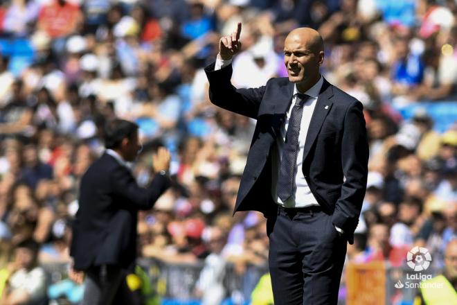 Zidane, ante el Villarreal (Foto: LaLiga).