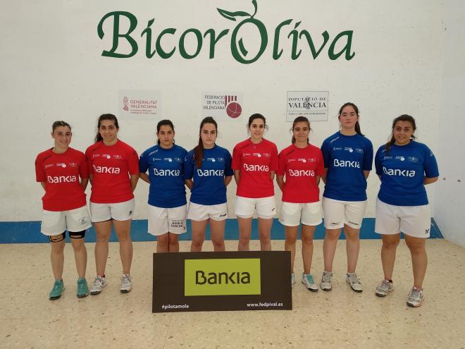 Beniparrell i Borbotó guanyen en la Lliga Bankia Femenina de raspall