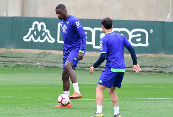 Carvalho, en el entrenamiento (Foto: Kiko Hurtado).