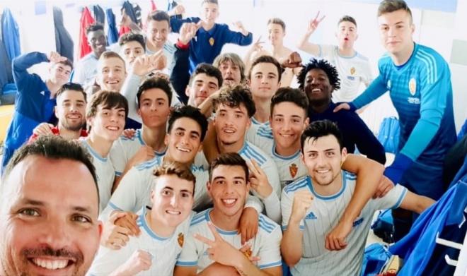 El equipo juvenil en Vigo.