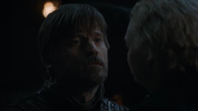 Jaime frente a Brienne.