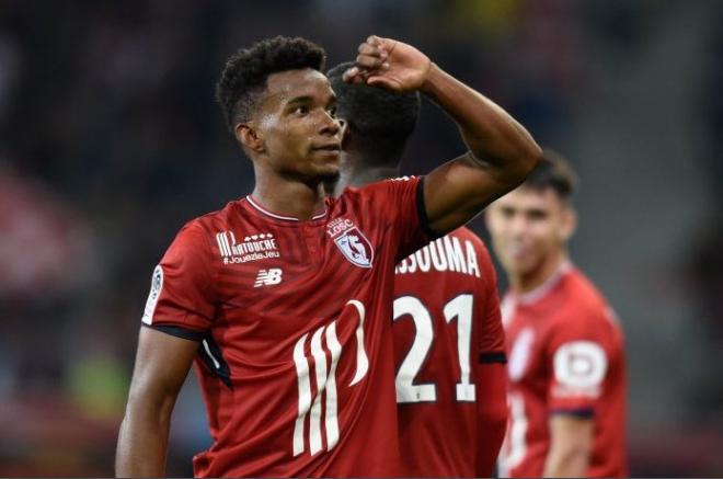 Thiago Mendes, en un partido del Lille.