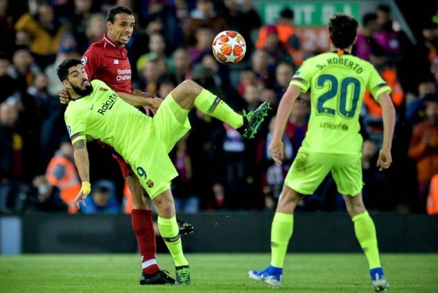 Luis Suárez, ante el Liverpool (Foto: EFE).