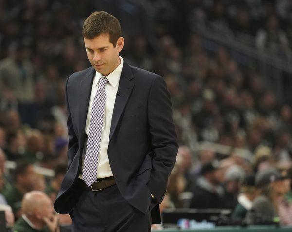 Brad Stevens, técnico de los Celtics.