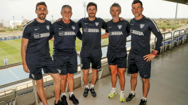 Víctor y su equipo (Foto: Málaga CF).