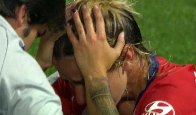 Las lágrimas de la derrota.