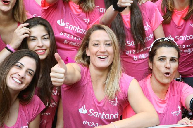 Mireia Belmonte, en la Carrera de la Mujer 2019.