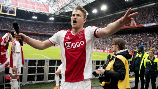 De Ligt, durante su último encuentro con el Ajax (Foto: EFE).