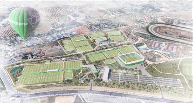 El plano de la nueva Ciudad Deportiva del Betis (foto: RBB).