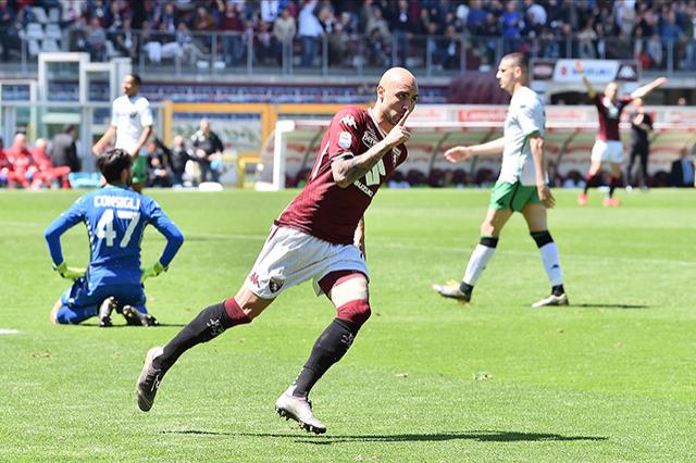 Zaza celebra un gol (Foto: Torino).