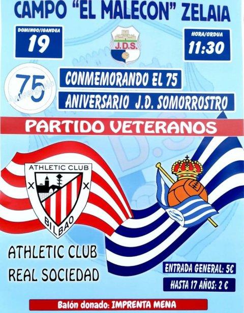 El Athletic-Real será el domingo en Somorrostro.