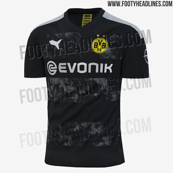 Filtración de la camiseta visitante del Borussia Dortmund para la 19/20.