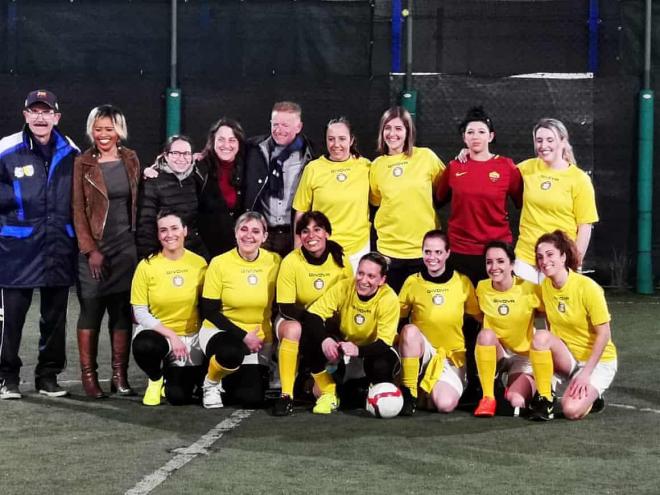 El equipo femenino de la Ciudad del Vaticano (Foto: Sport in Vaticano).