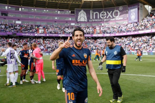 Dani Parejo celebra la Champions (Foto: Valencia CF)