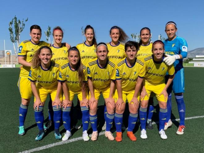 Imagen del equipo femenino del Cádiz CF.