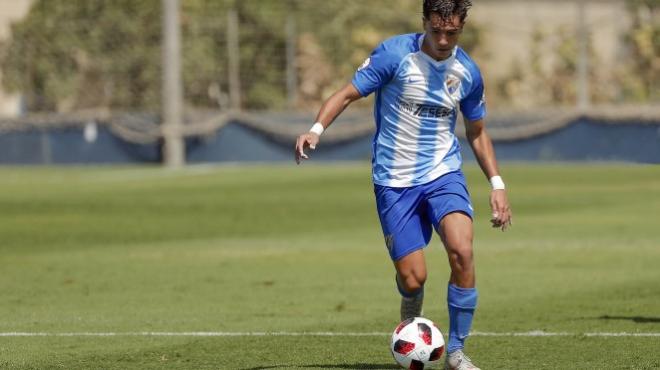 Iván Jaime, con el Atlético Malagueño (Foto: Málaga CF).