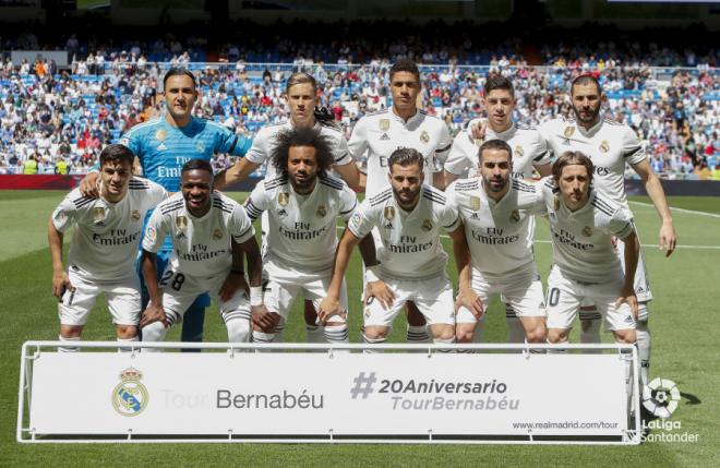 El último once del Real Madrid esta temporada (Foto: LaLiga).