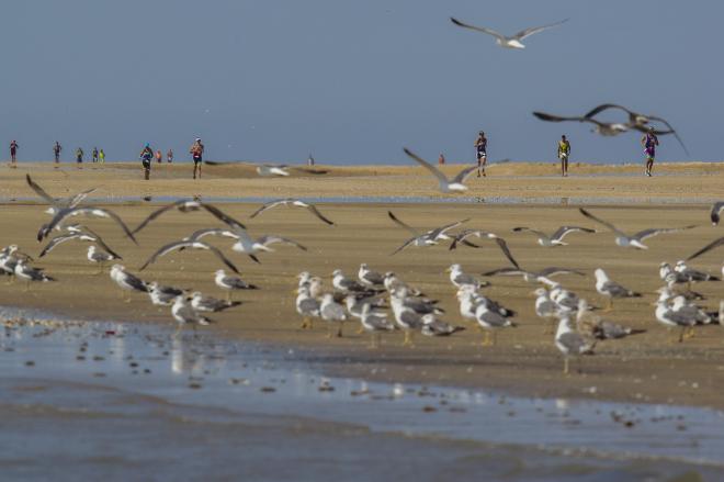 Por estas playas discurre la carrera a pie del X Desafío Doñana.