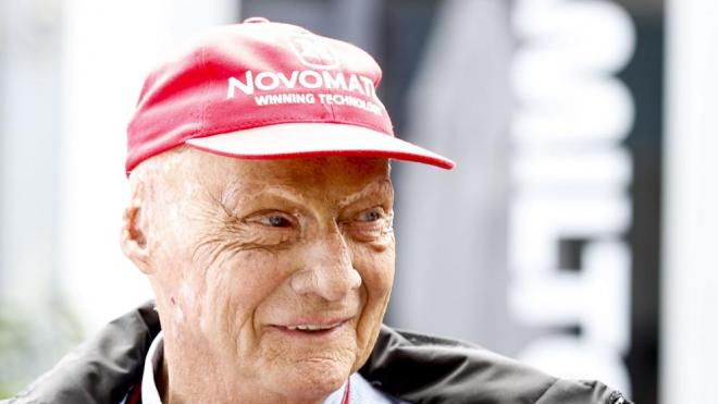 El tricampeón del mundo, Niki Lauda.
