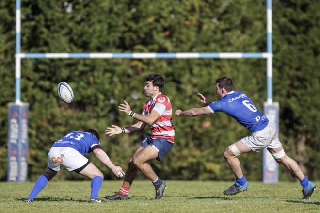 El Universitario Bilbao Rugby está en plena racha de victorias en los últimos partidos.
