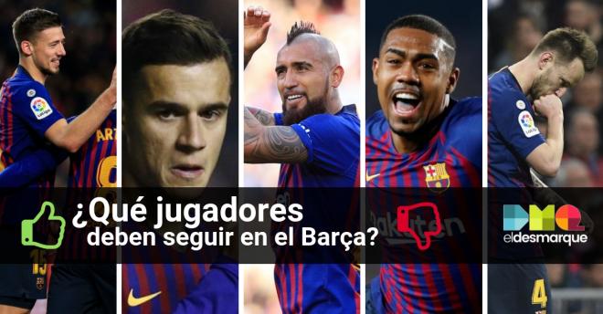 ¿Qué jugadores deben seguir en el Barça?