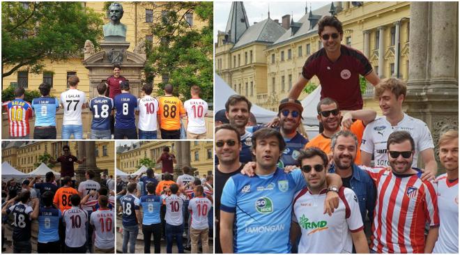 Diferentes imágenes de la despedida de soltero de José Pedrosa Galán, jugador de fútbol (Fotos:  galanjp10).