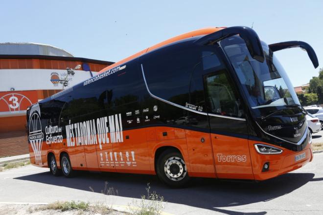 Bus del Valencia Basket