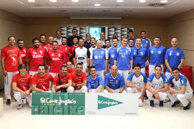 Els jugadors de les finals El Corte Ingles.