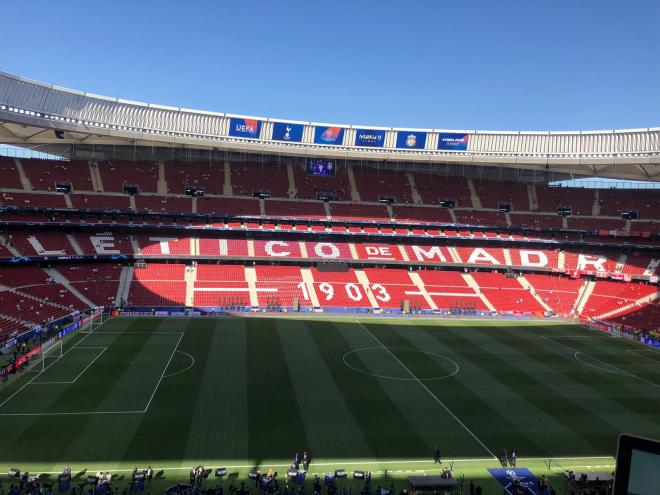 El Metropolitano, listo para la final de la Champions (Foto: Nacho Pérez).