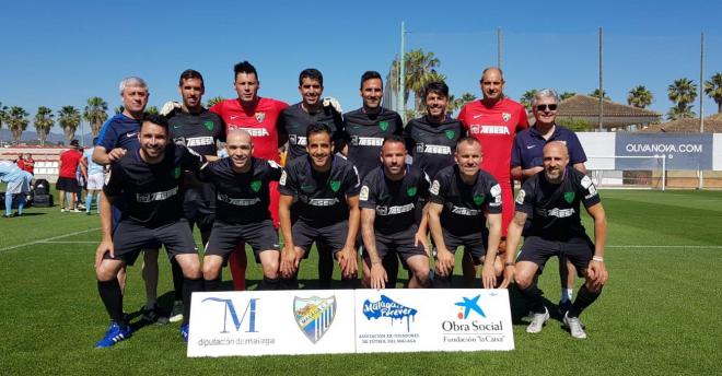 Foto de la plantilla del Málaga Forever que disputó el Campeonato de España.