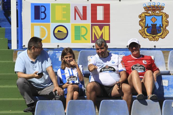 Aficionados del Deportivo en Benidorm (Foto: RCD).