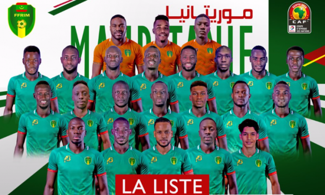 Aly Abeid en la lista de Mauritania para la Copa de África. (Foto: @@ffrimofficiel)