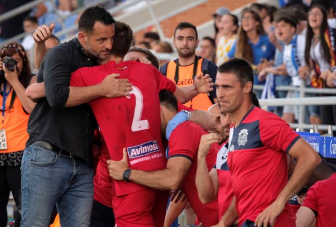 Mere, entrenador del Fuenlabrada. (EFE)