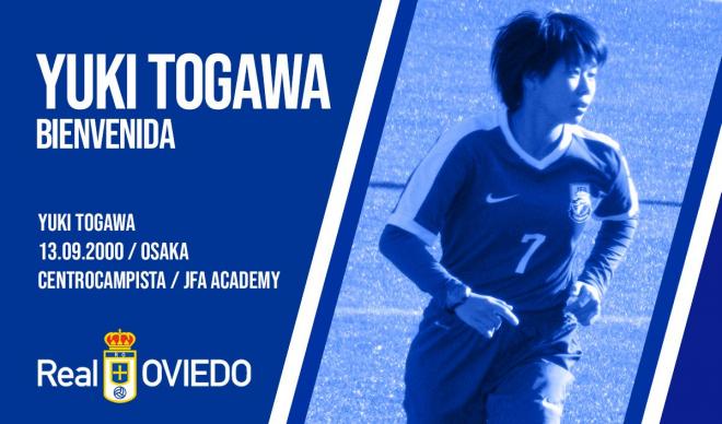Yuki Togawa, primera incorporación del Real Oviedo Femenino.