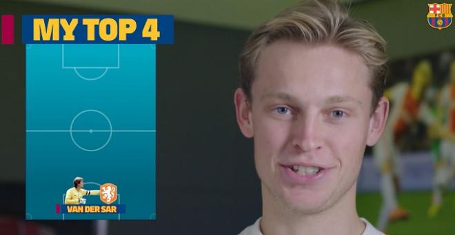 Entrevista a Frenkie de Jong.