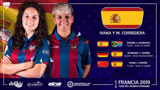 Ivana y Corredera en el Mundial de Francia.