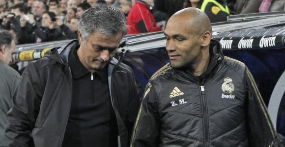 José Morais junto a Mourinho, durante su etapa en el Real Madrid.